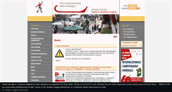 Desktop Screenshot of fieradellasardegna.it