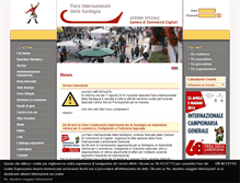 Tablet Screenshot of fieradellasardegna.it